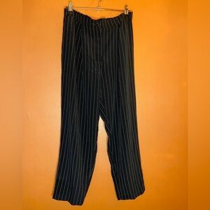 NEVER WORN Divided by H&M Petite Fluid Pinstripe Pants
